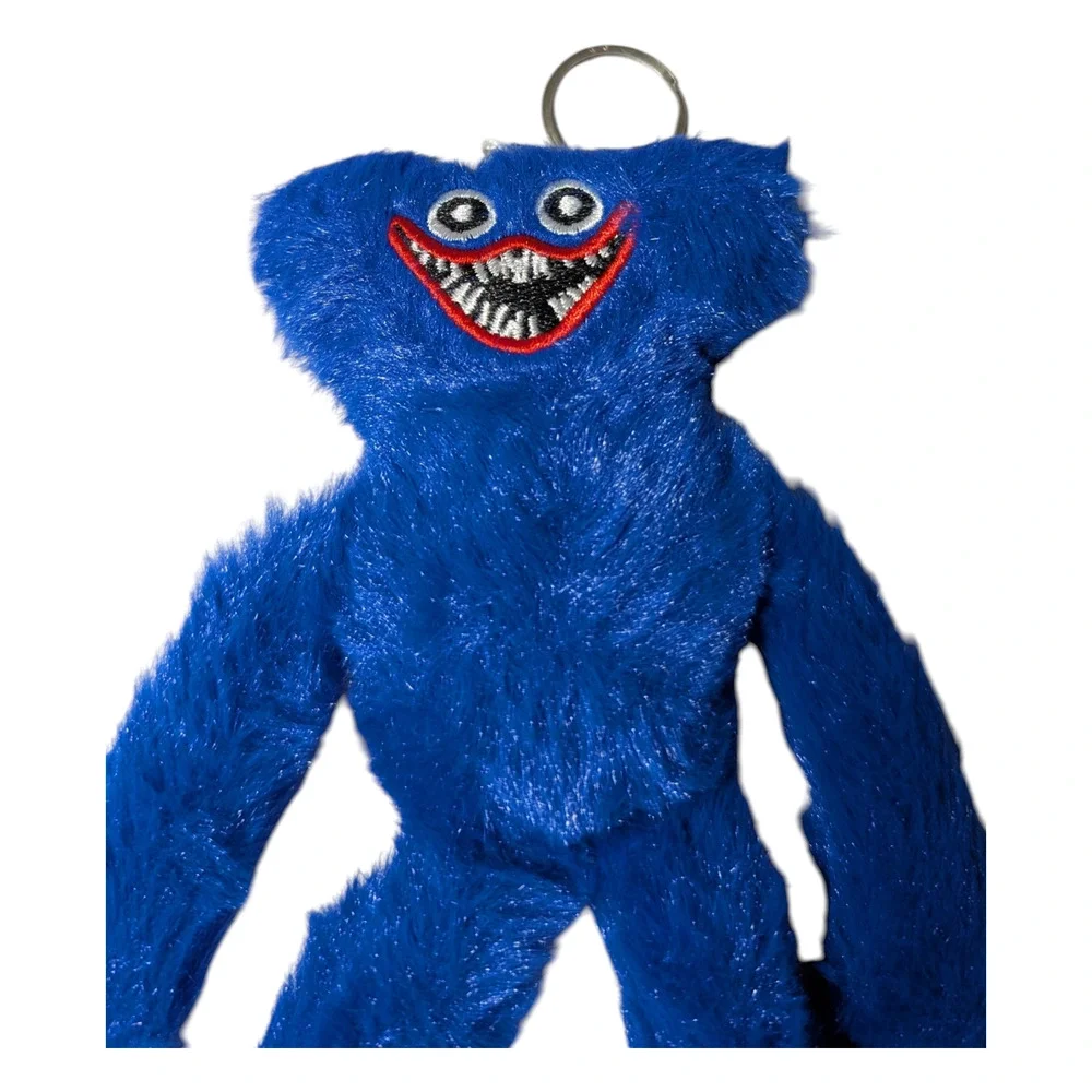 Huggy Wuggy - Blue Fuzzy - Keychain Brand New Kids Toys Collector About 8 Inch
